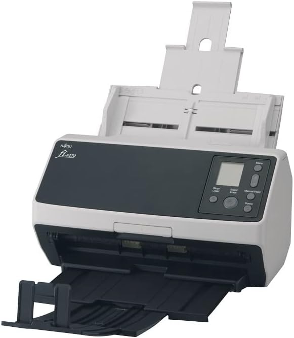 RICOH fi-8170 USB 3.2 Gigabit Ethernet LED Workgroup Scanner with ADF, Duplex, A4, 70ppm/140ipm