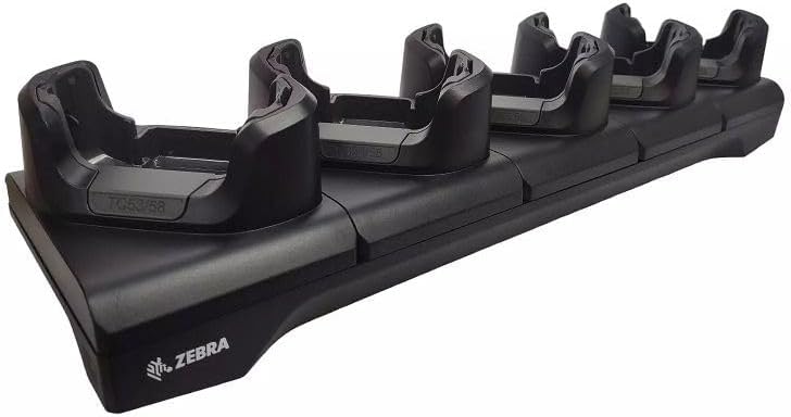 5-Port Charging Cradle Kit for Zebra TC53, TC58 Android Scanner Handhelds, CRD-NGTC5-5SC5D, Includes Power Supply (Renewed) (TC53/TC58)