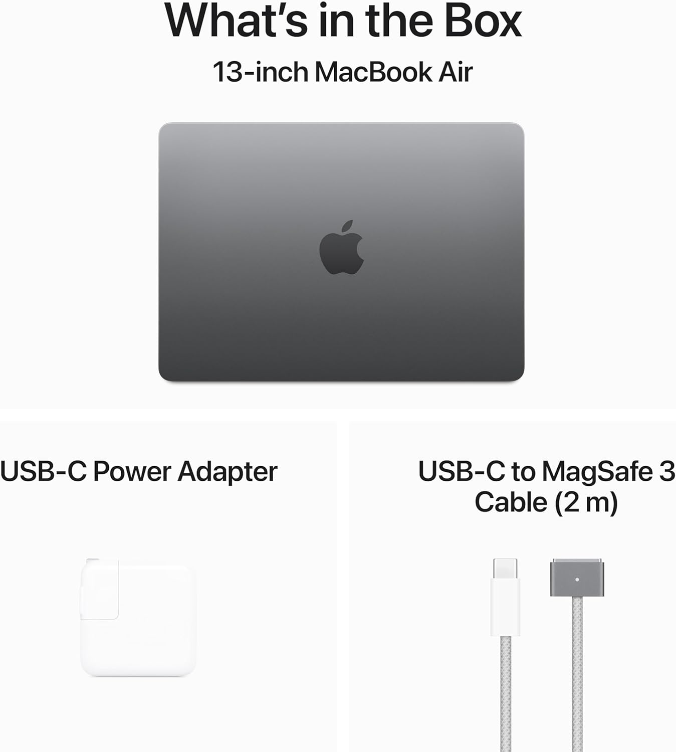 Apple 2024 MacBook Air with M3 chip, 13-inch, 16GB Ram, 256GB SSD Midnight QWERTY English (Renewed)