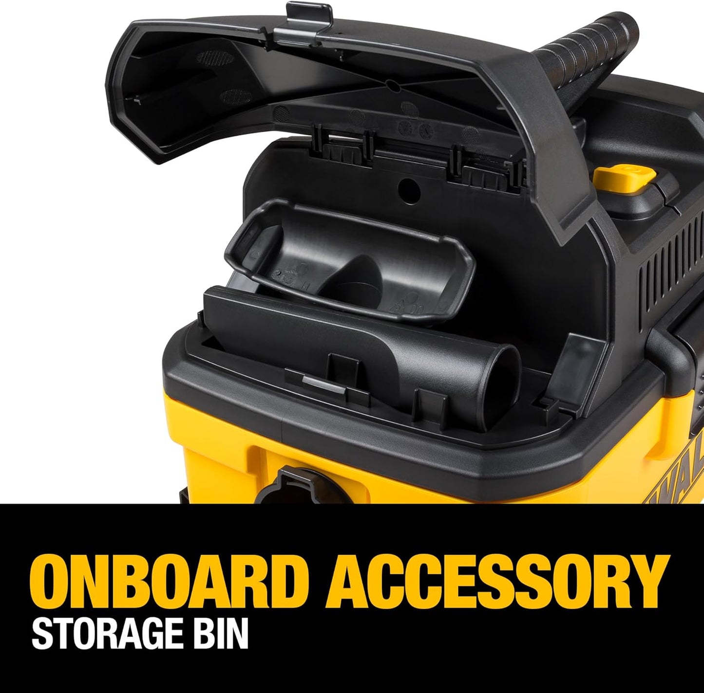 DEWALT DXV04T 4 Gallon Wet/Dry Shop Vacuum, 5 Peak HP Portable Corded Vac with Utility and Crevice Nozzles