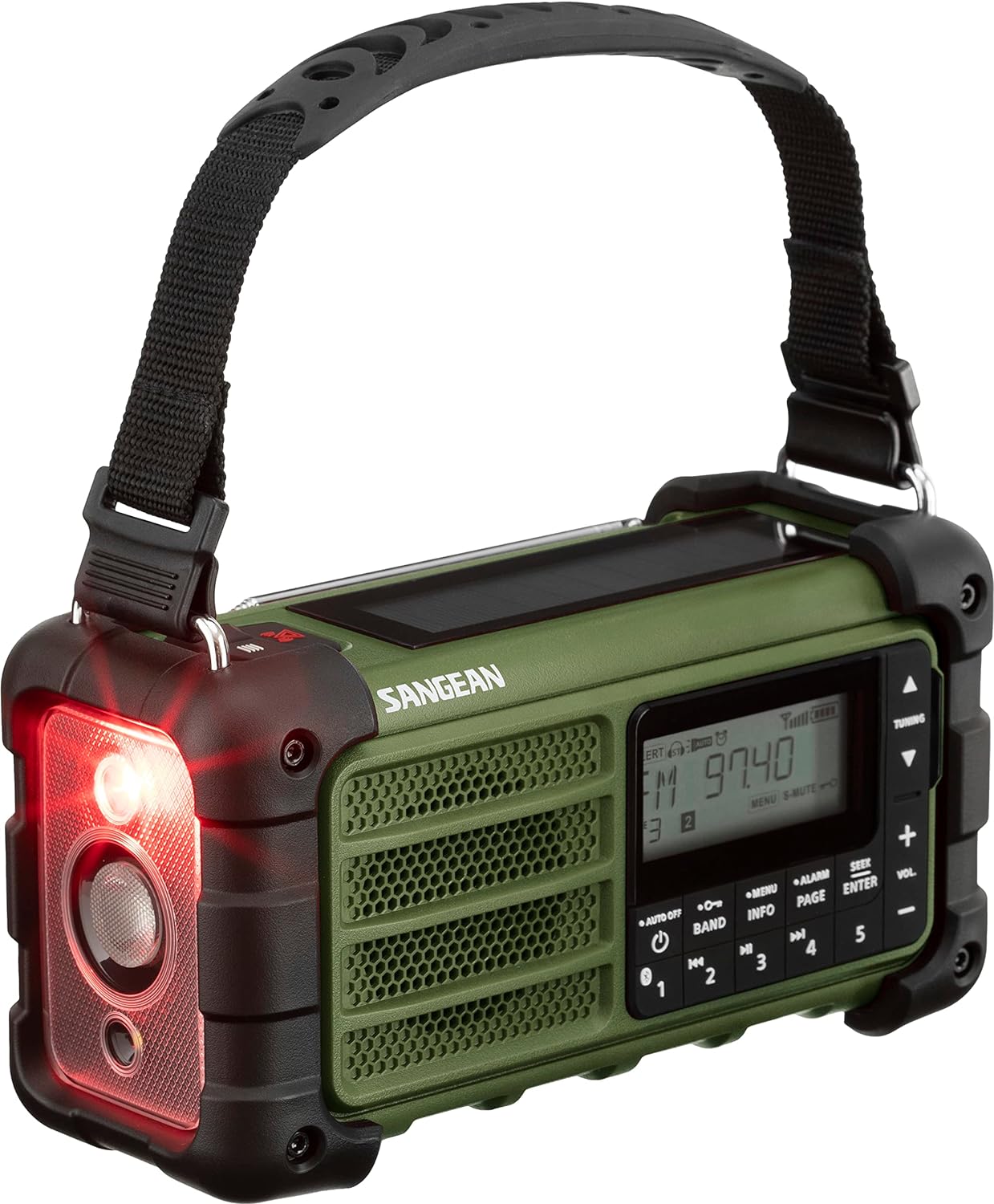 Sangean MMR-99 AM/FM-RBDS/Bluetooth/AUX/Weather/Multi-Powered Digital Tuning Emergency Radio