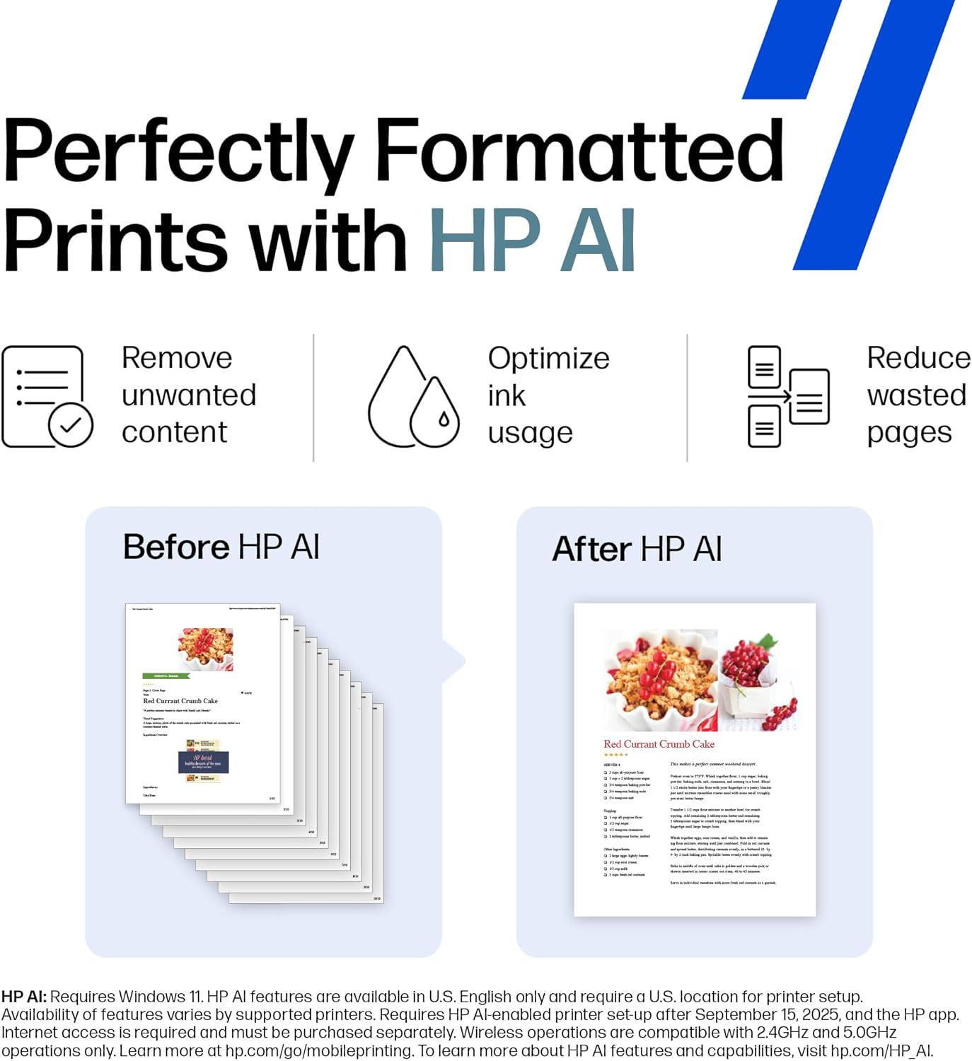HP Smart Tank 5000 Wireless All-in-One Ink Tank Printer, Scanner, Copier with 2 Years of Ink Included, Best-for-Home, Cartridge-Free, Refillable, AI-Enabled, an EcoTank Alternative (5D1B6A)