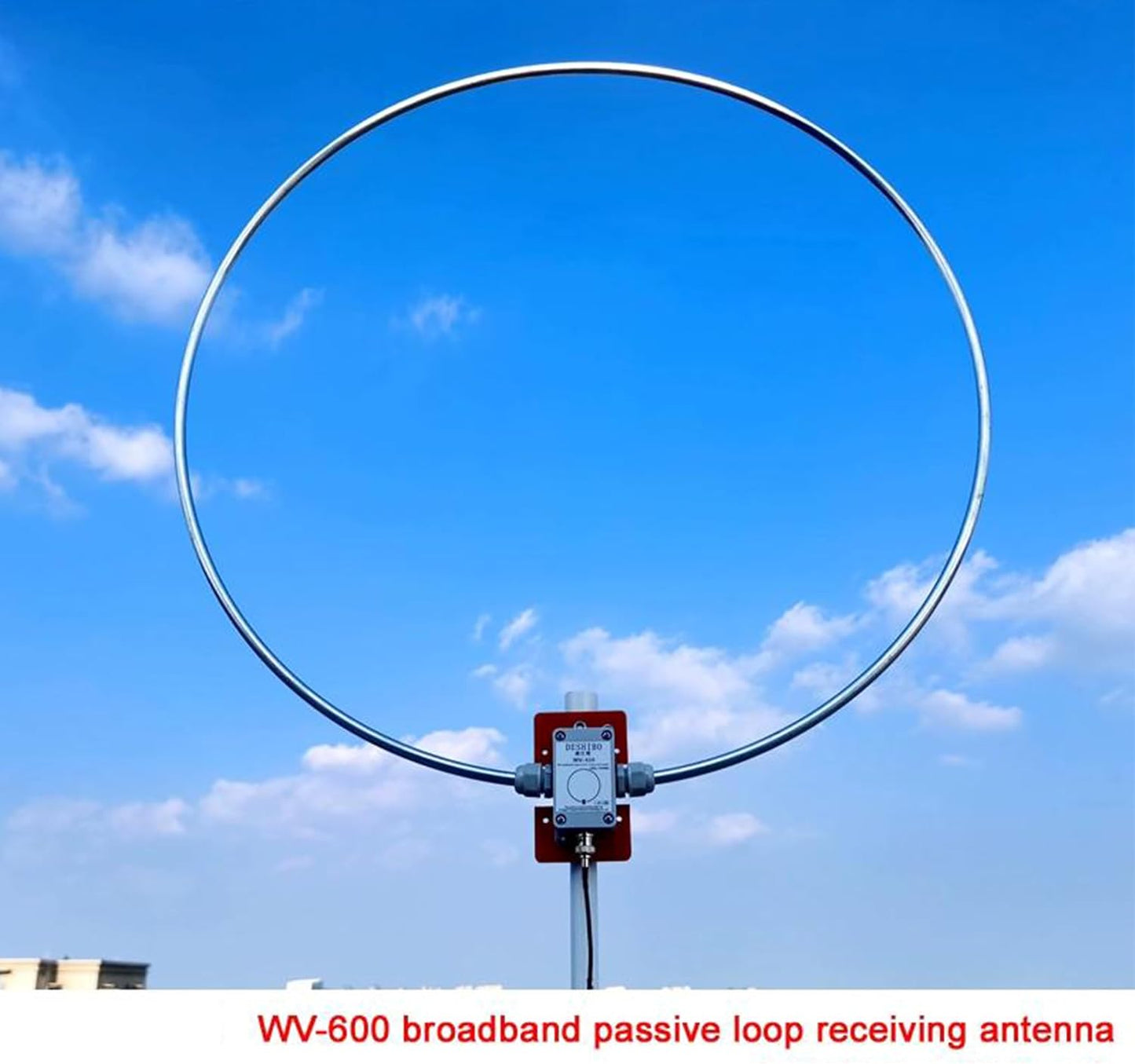 WV-601 Portable Shortwave Radio Loop Antenna 10KHz-999MHz All Band Radio Antenna LW/MW/SW/FM/AIR/VHF/UHF 20W Passive Receiving Antenna