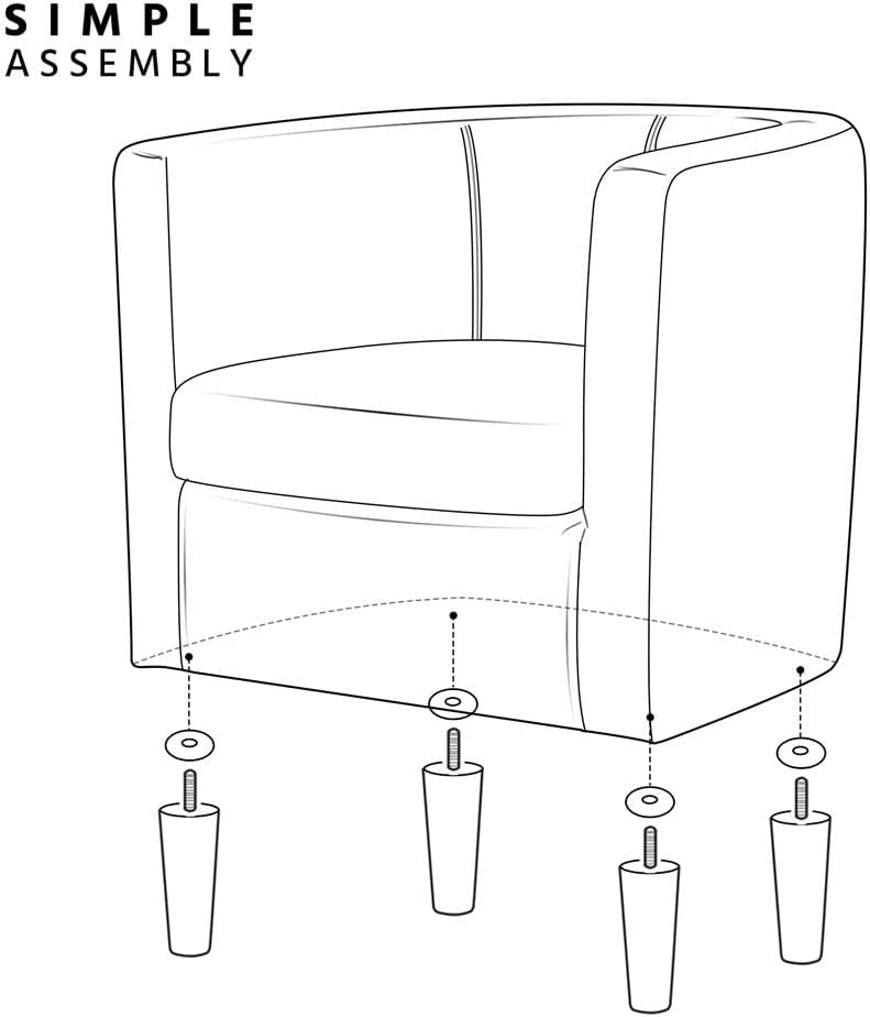 Yaheetech Accent Chair, Modern Velvet Armchairs with Big Ample Seat, Cozy Upholstered Barrel Sofa Chair for Living Room Bedroom Waiting Room, Set of 2, Gray