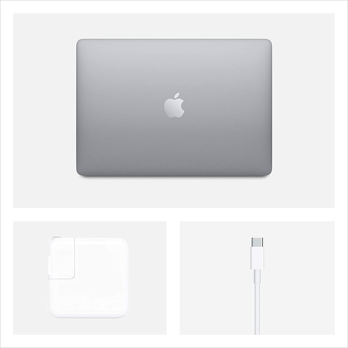 Apple 2020 MacBook Air with 1.1GHz Intel Core i3, 13-inch, 8GB RAM, 128GB SSD Storage Space Gray (Renewed)