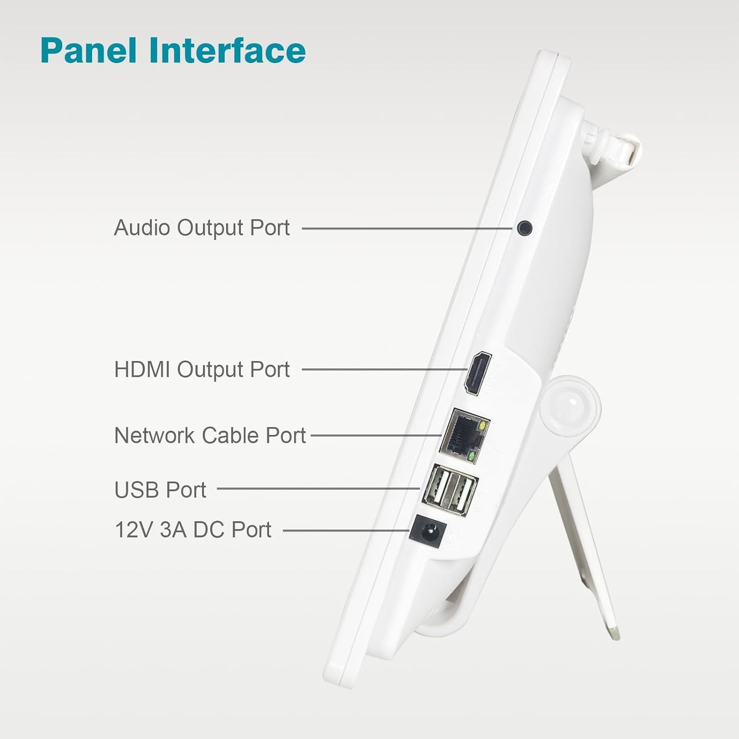 Wireless Security Camera System with 12" Monitor, Human Detection, Floodlight, Siren Alarm, 2-Way Audio, 4PCS 5MP Camera, Expandable 16CH NVR, Home Business Surveillance, 3TB HDD