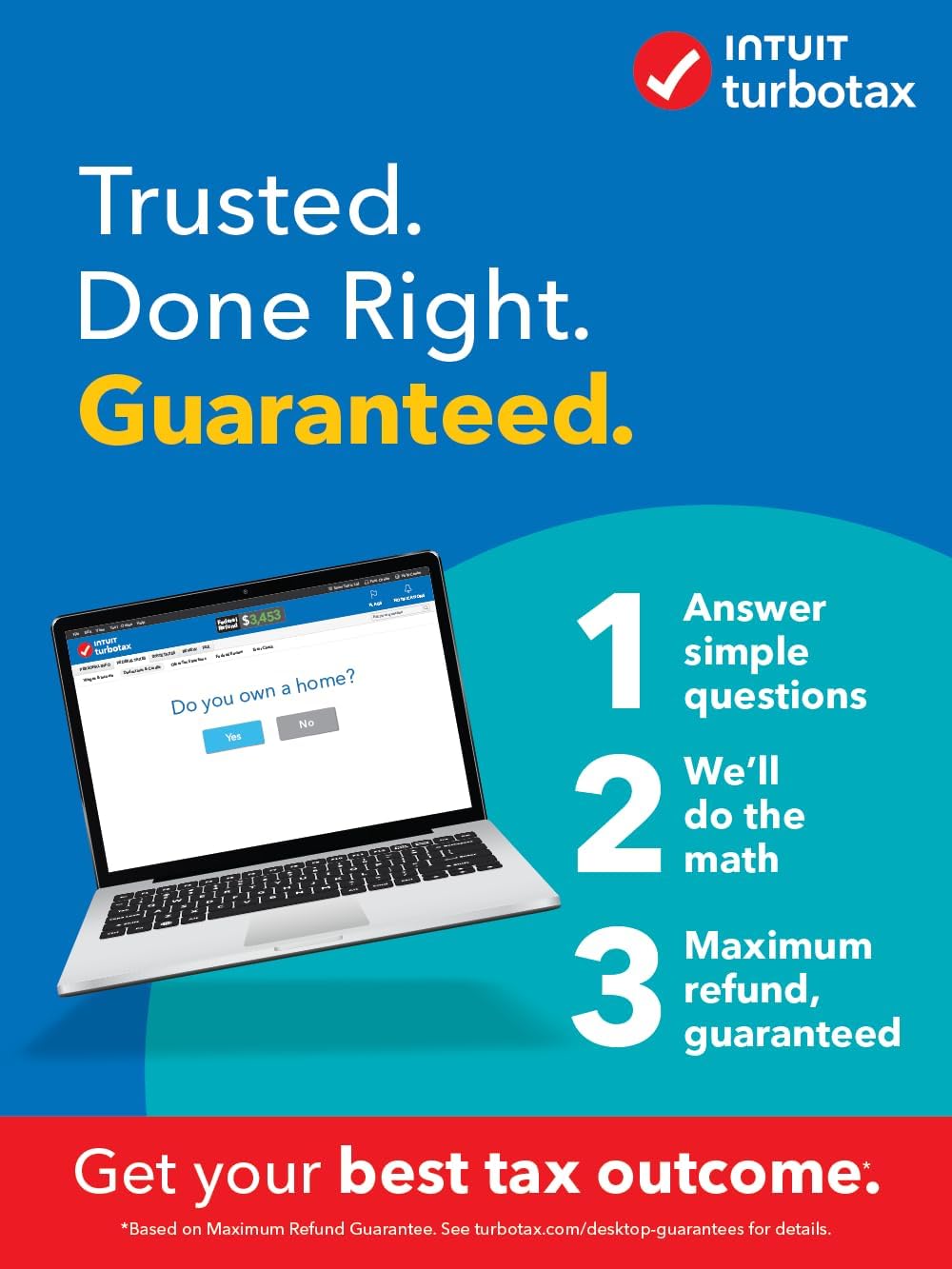 TurboTax Home & Business Desktop Edition 2025, Federal & State Tax Return Win11/Mac14 Download