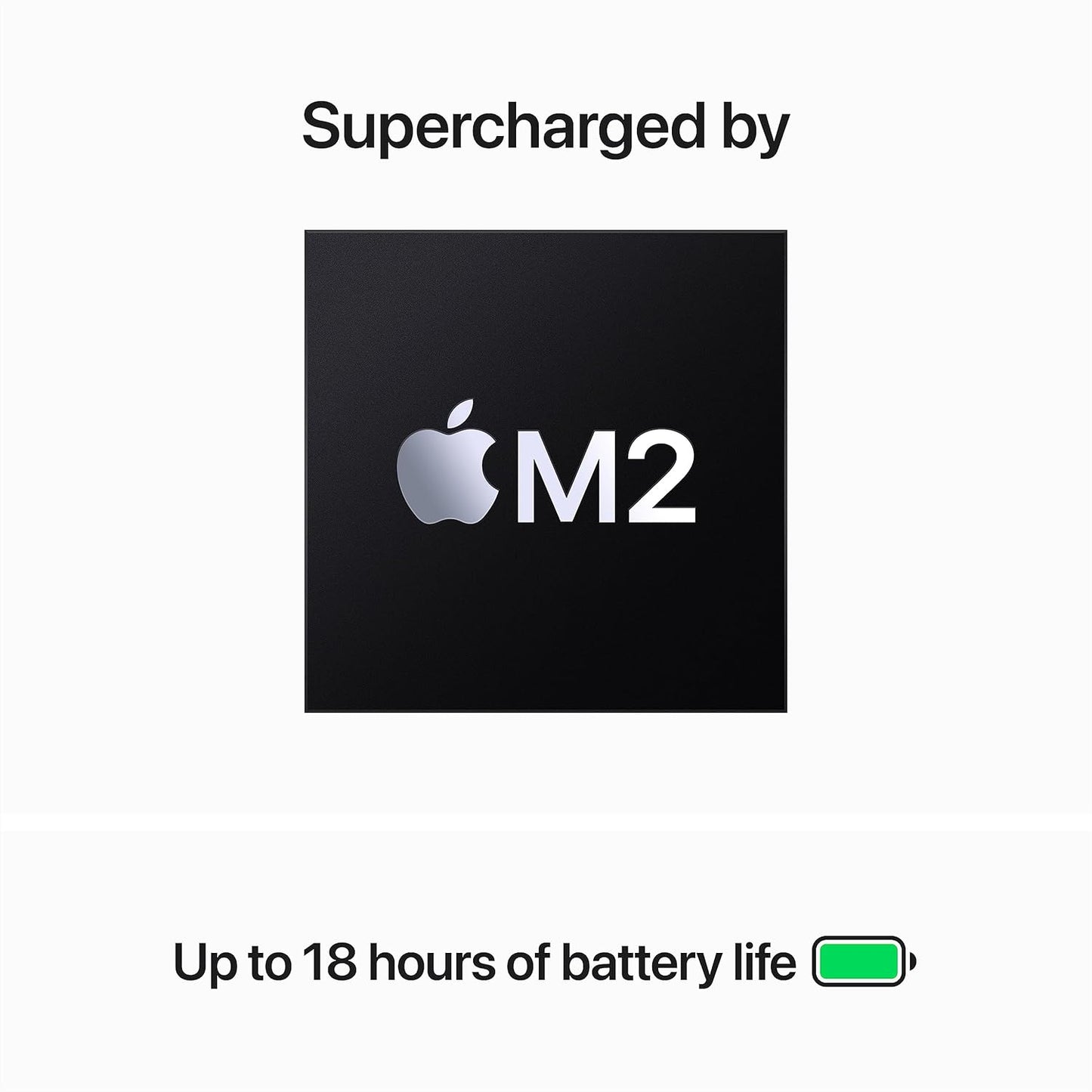 2023 Apple MacBook Air with Apple M2 Chip with 8-Core CPU/10-Core GPU (15-inch, 8GB RAM, 512GB SSD Storage) (QWERTY English) Midnight (Renewed)