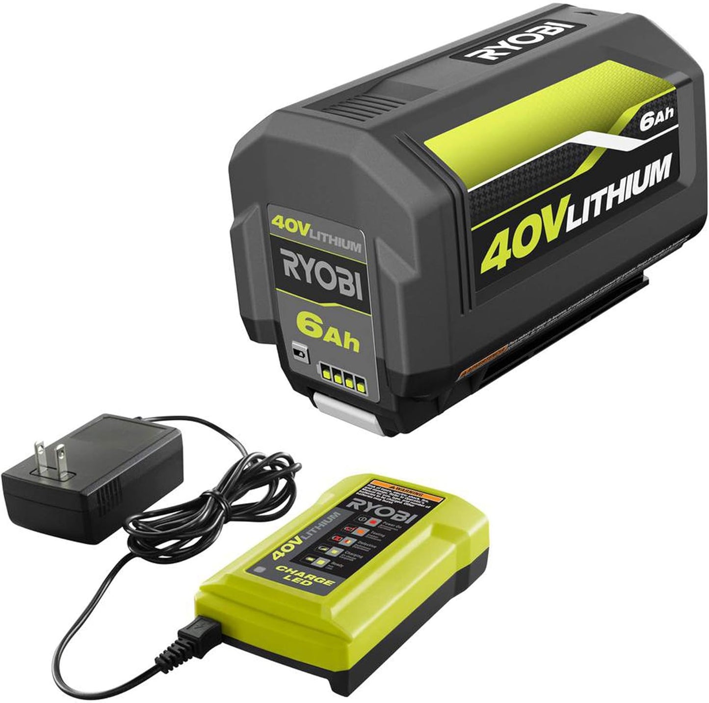 RYOBI Lawn Mower 20 in. 40-Volt Lithium-Ion Brushless Cordless Walk Behind