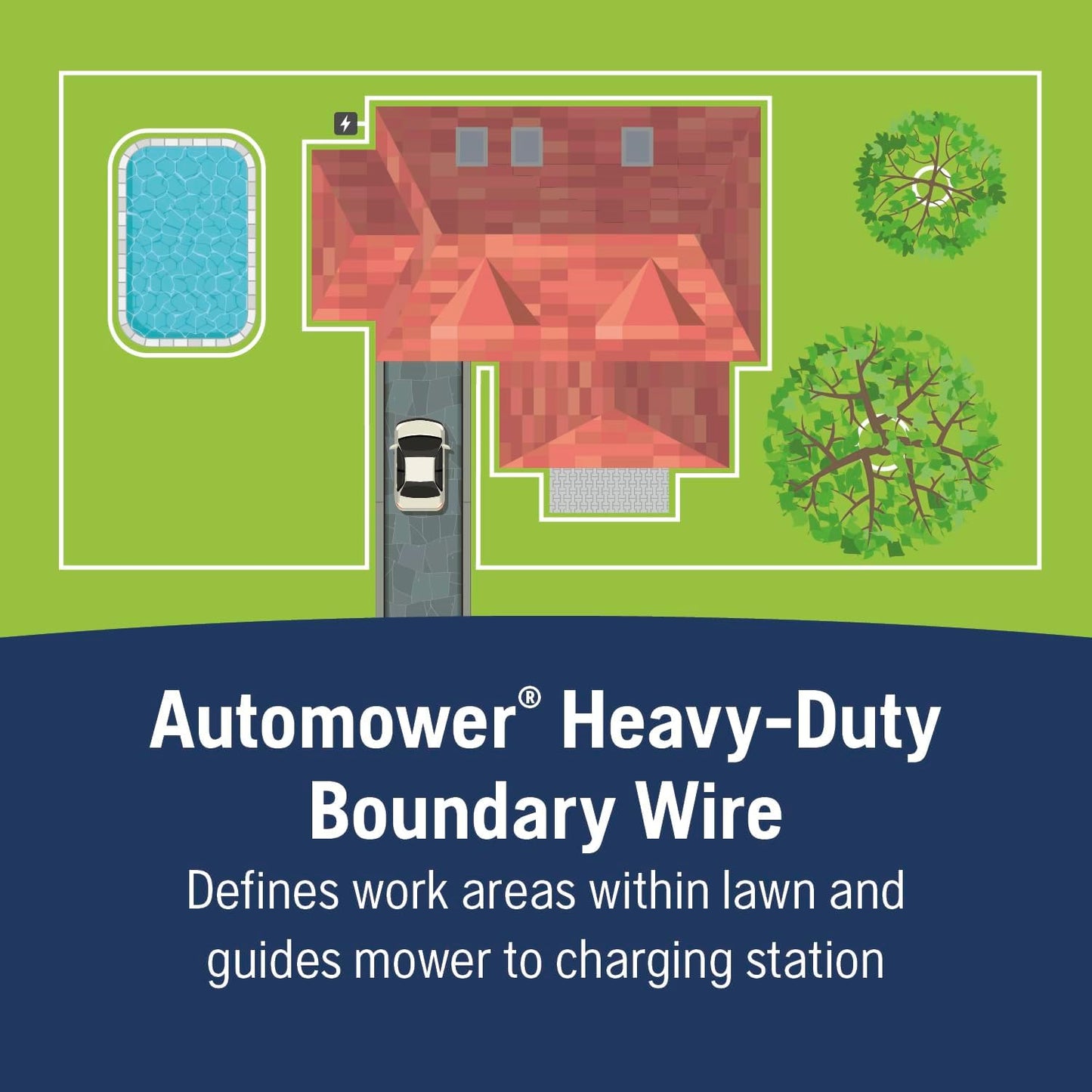 Husqvarna Automower® Heavy-Duty Boundary Wire (1640 feet)