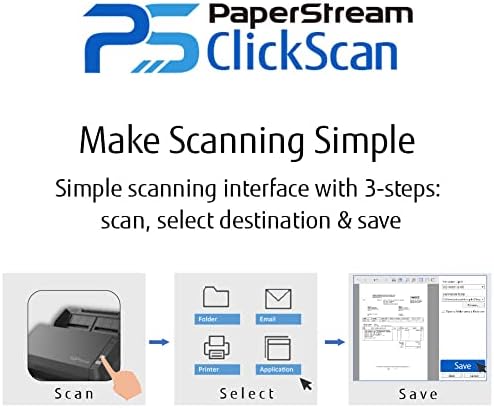 RICOH SP-1130Ne Easy-to-Use Color Duplex Document Scanner with Automatic Document Feeder (ADF) and Twain Driver