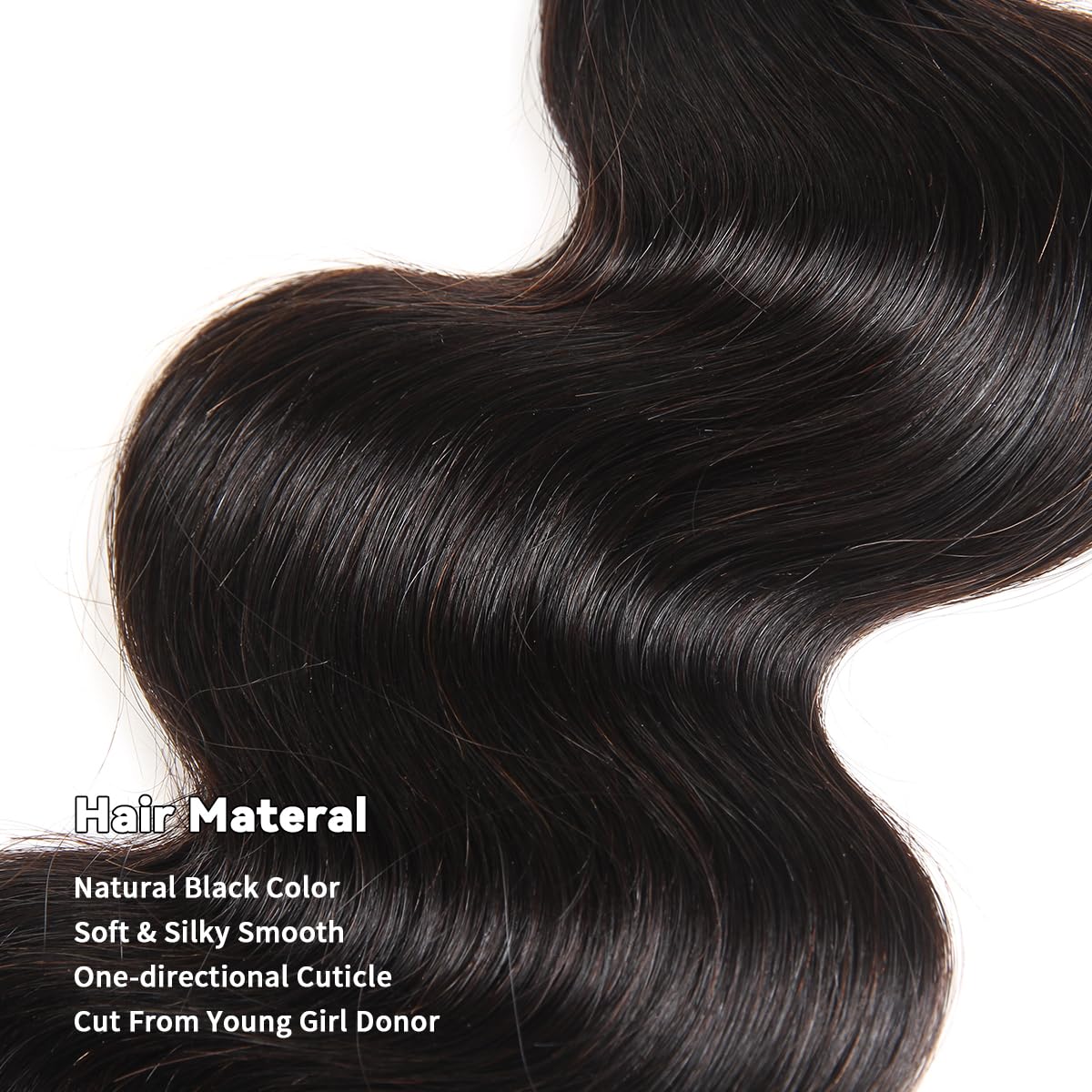 15A Raw Human Hair Bundles 18 20 22 24 Inche Body Wave Human Hair,Triple Lifespan Indian Virgin Hair,No Tangle Shedding,Multiple Washes Keep Texture Silky Soft
