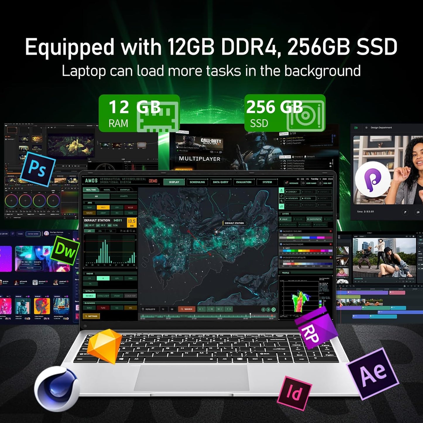 15.6" Laptop Computer DDR4 8GB RAM 256GB SSD,traditional laptop computers with N4000 (Up to 2.60 GH) 15.6 Inch FHD Display 1920*1080,Lightweight Lap top-For Students/Commuters/Business Professionals