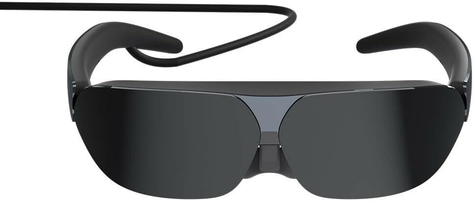 TCL NXTWEAR G Smart Glasses Portable Wearable Dual HD Micro OLED Display 140" 1080P Cinema (Renewed)