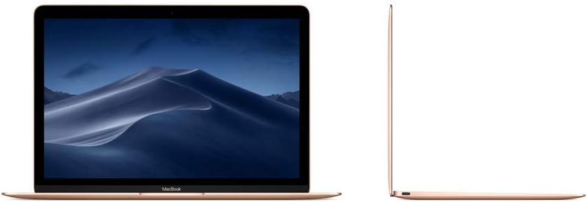 Apple MNYK2LL/A 12in MacBook, Retina, 1.2GHz Intel Core m3 Dual Core Processor, 8GB RAM, 256GB SSD, Mac OS, Gold
