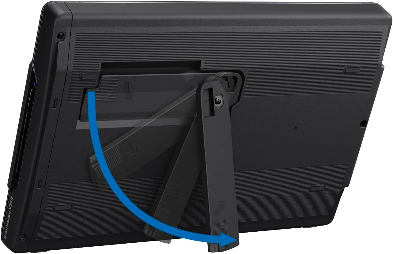 Epson Perfection V19 II Color Photo, Tax Receipt & Document Flatbed Scanner with 4800 dpi Optical Resolution USB Power, High-Rise, Removable Lid