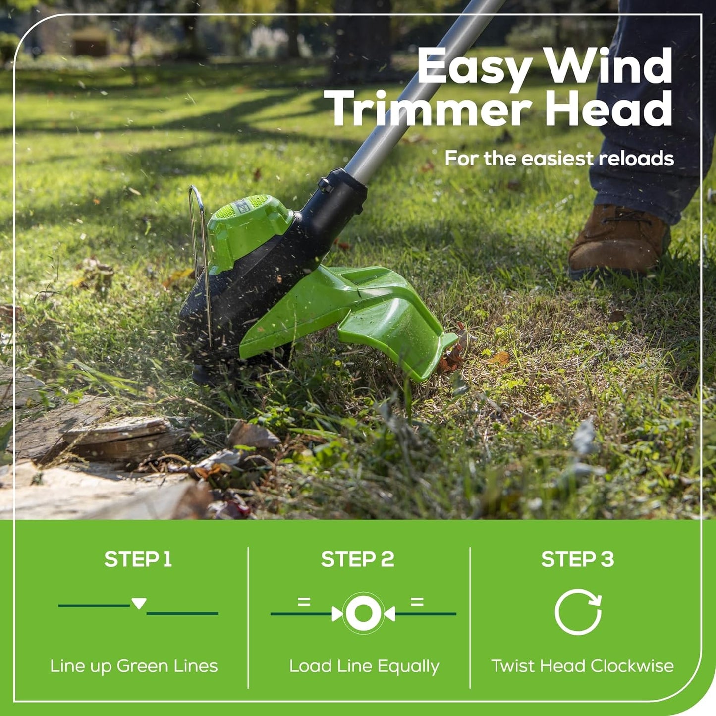 Greenworks 60V Cordless Yard Tool Combo Kit with 4.0Ah Battery & Charger – 13" Dual-Line String Trimmer and 540 CFM Leaf Blower