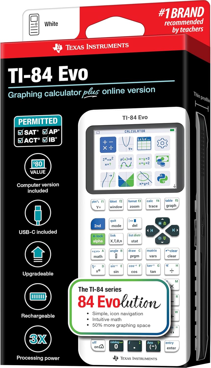 Texas Instruments TI-84 Evo Graphing Calculator