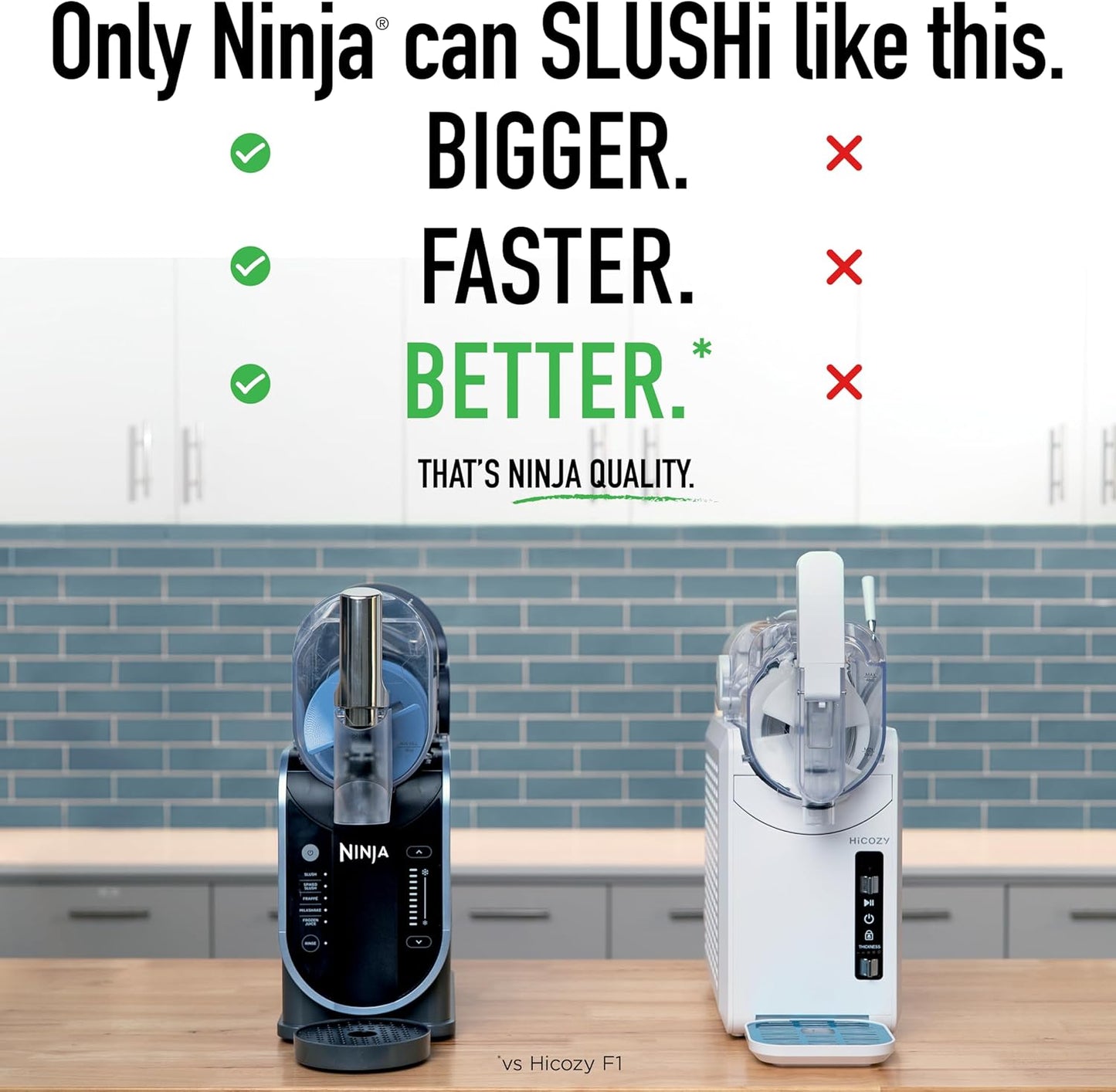 Ninja SLUSHi Frozen Drink & Slushie Machine with RapidChill Technology | 88 oz. Easy Fill Vessel | 5 Preset Programs | Make Margaritas, Frappés, & More | With Dishwasher Safe Parts | Black | FS301