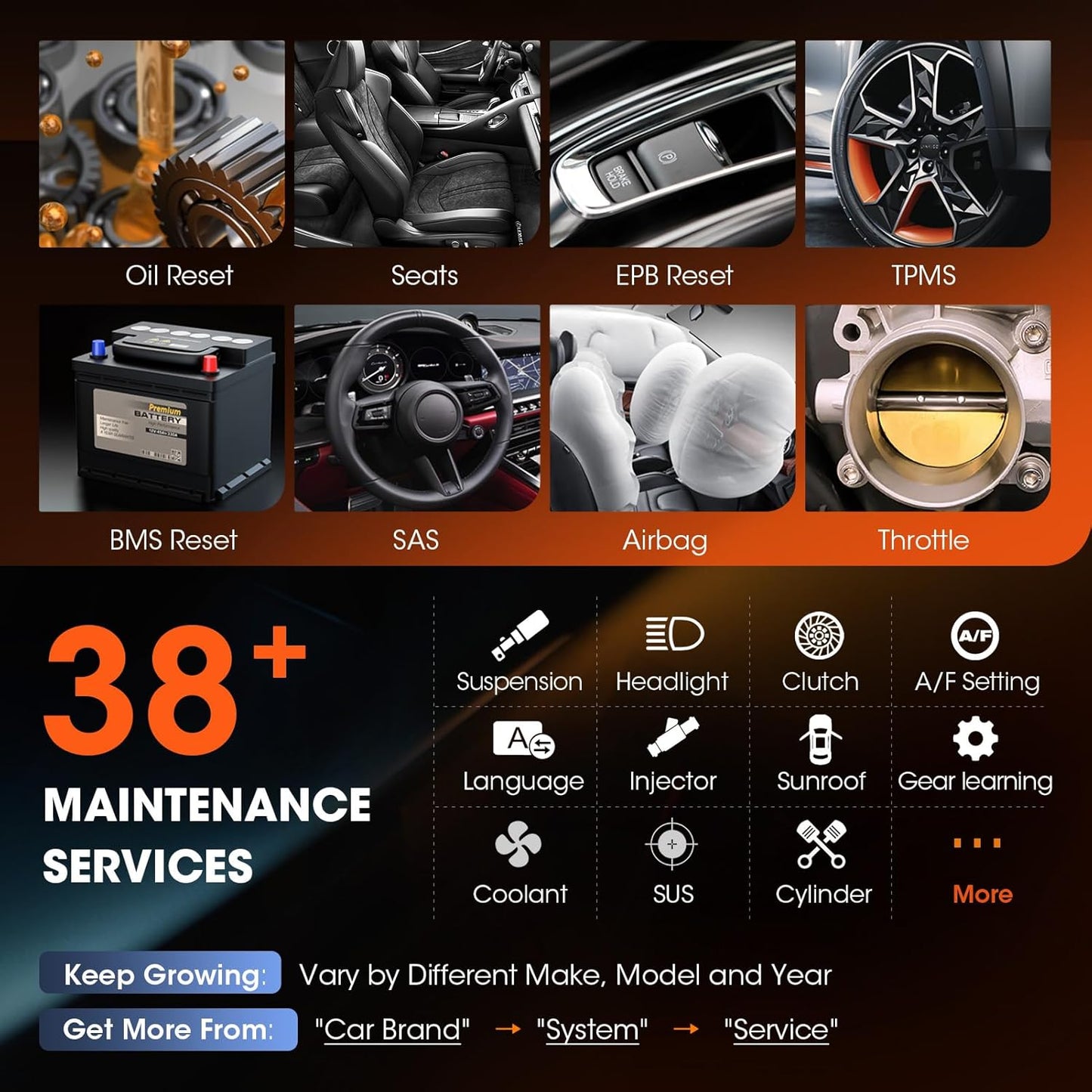OTOFIX D1 Lite 2026 Bidirectional Scan Tool, Bluetooth OBD2 Scanner Diagnostic Tool, 2 Years Free Update, 38+ Services, CANFD & DoIP Protocols, All System Diagnoses, ABS Bleeding, Auto VIN