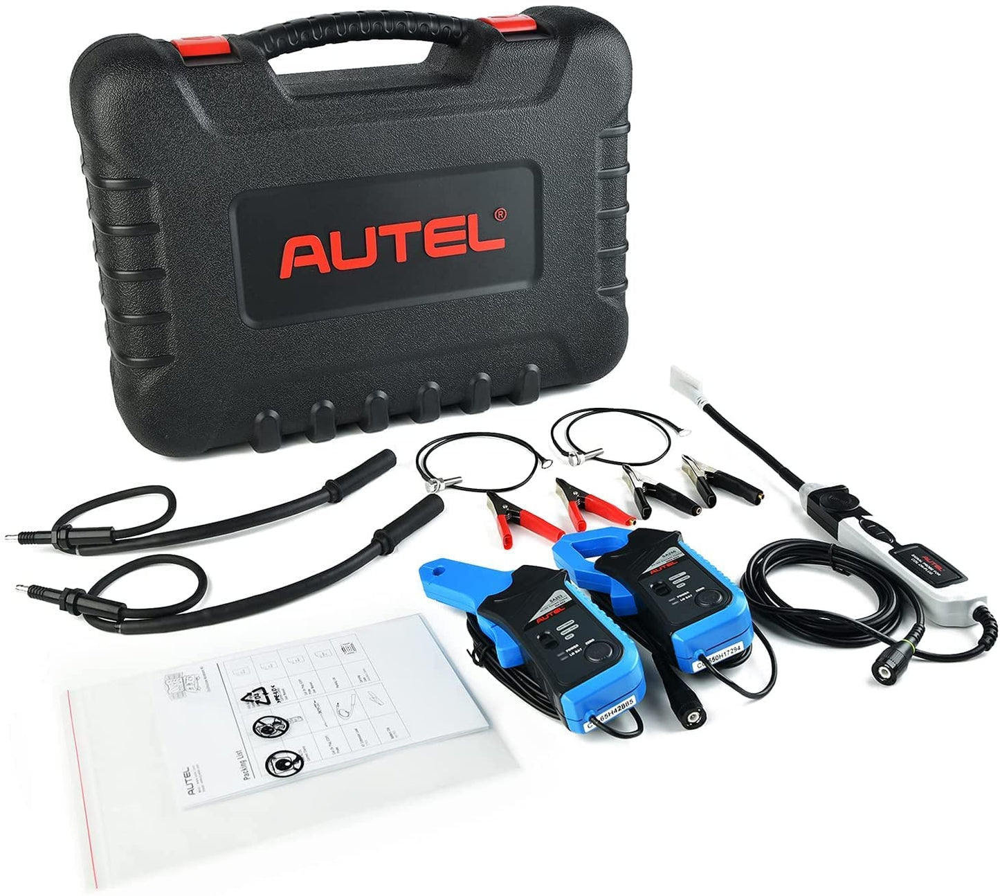 Autel MaxiSys MSOAK Oscilloscope Accessory Kit, Compatible with Autel Scanner Ultra S2/ Ultra/ MS919/ MP408, Includes 65/650A Current Clamps, Coil On Plug Probe, HT Extension Lead and Battery Clip