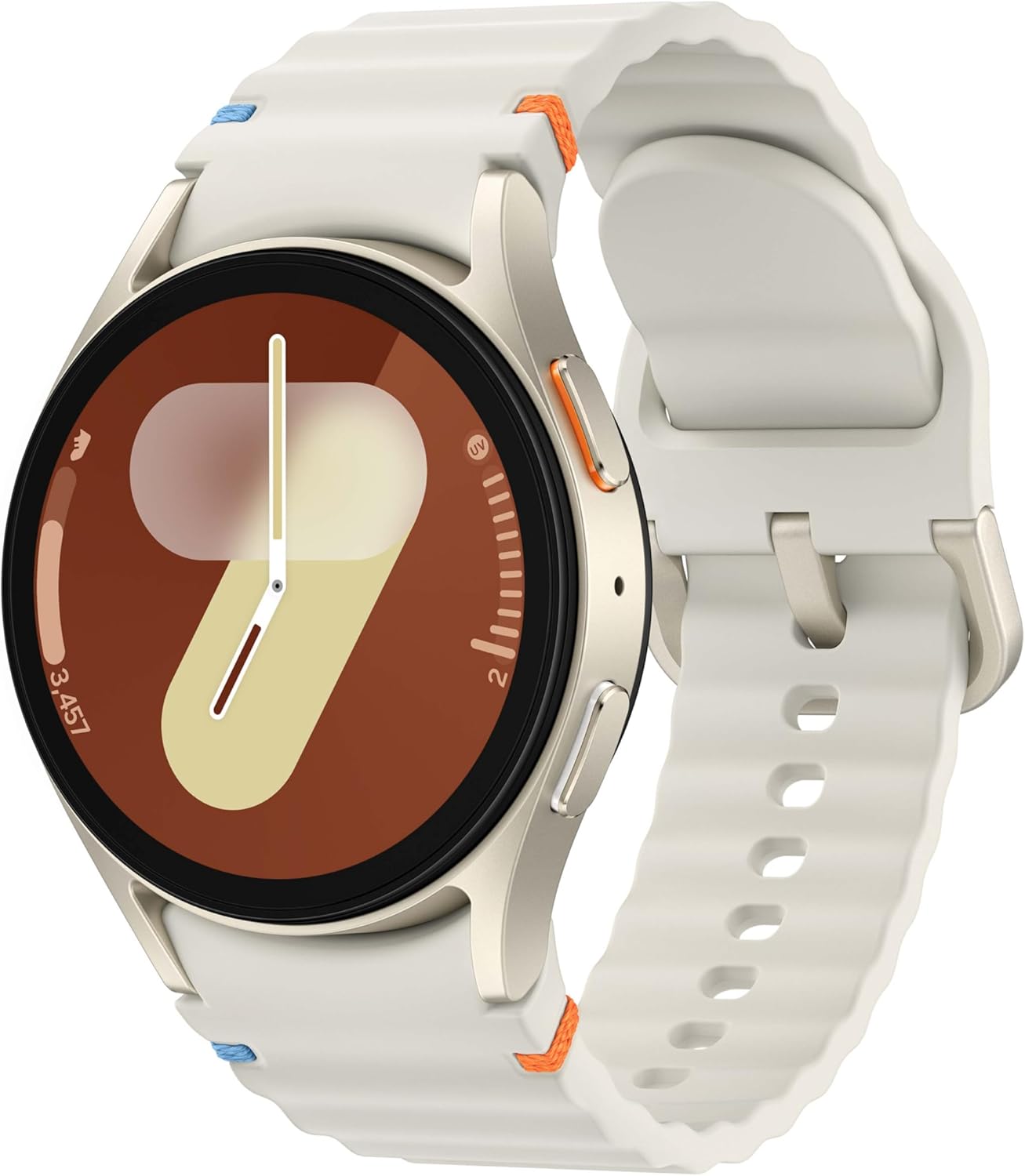 SAMSUNG Galaxy Watch 7 40mm Bluetooth AI Smartwatch w/Energy Score, Wellness Tips, Heart Rate Tracking, Sleep Monitor, Fitness Tracker, 2024, SM-L300NZECXAA Cream (Renewed)