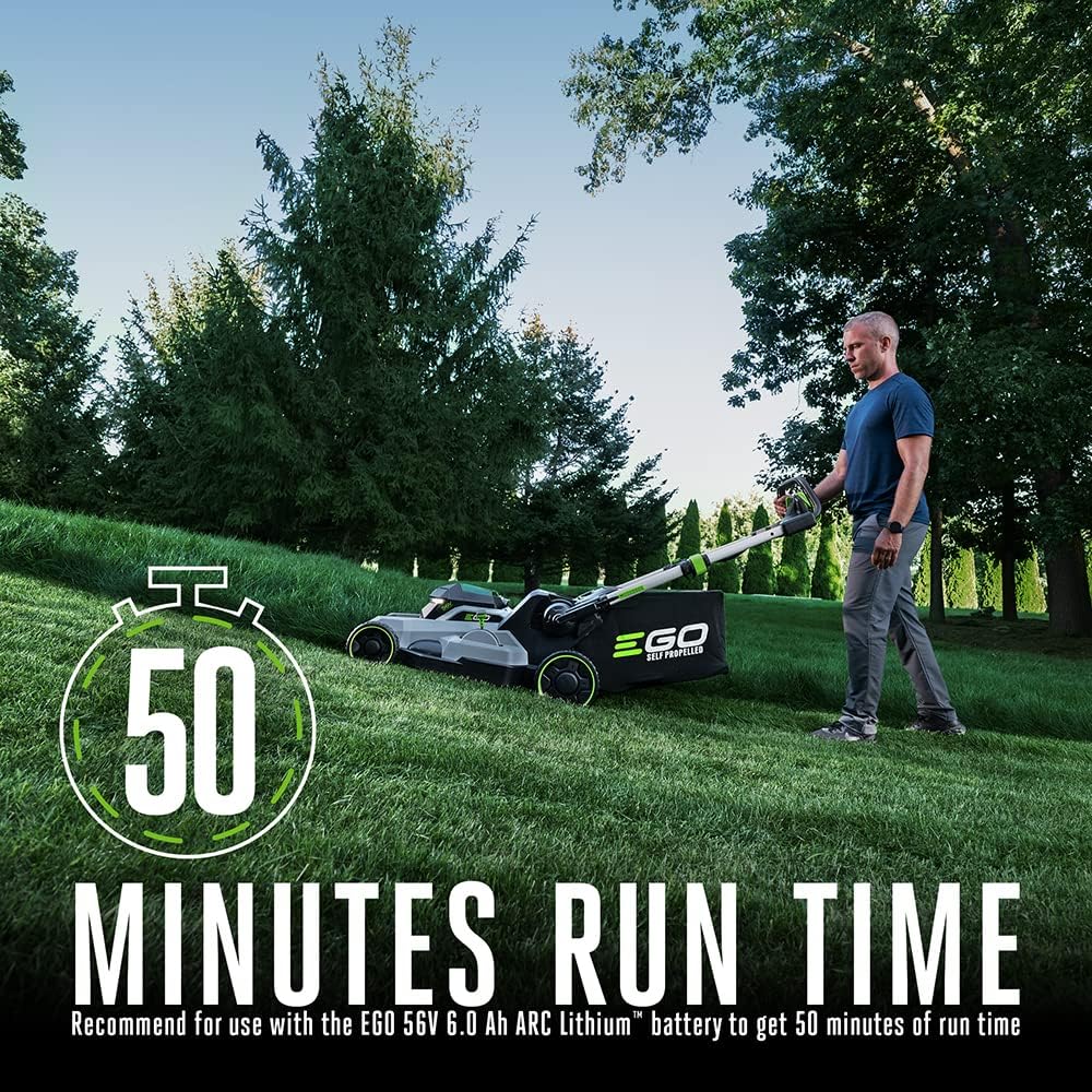EGO POWER+ Electric Lawn Mower, Self-Propelled Cordless, 21" Deck, Battery and Charger Not Included - LM2110SP
