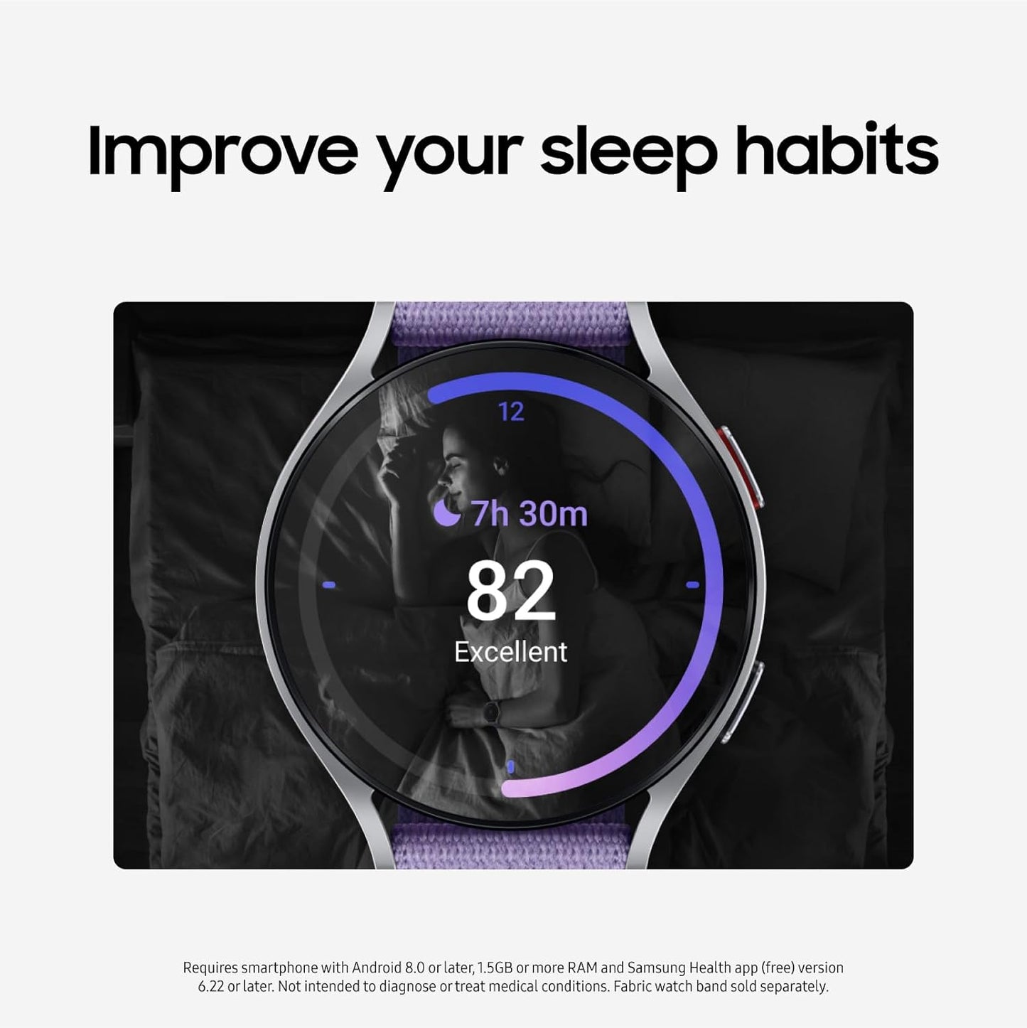 Samsung Galaxy Watch 6 40mm LTE Smartwatch, Fitness Tracker, Personalized HR Zones, Advanced Sleep Coaching, Heart Monitor, BIA Sensor for Health Wellness Insights, Big Screen, US Version, Graphite