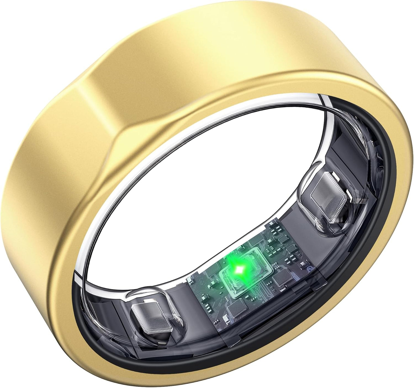 Smart Ring for Women Men, Titanium Fitness Ring with Heart Rate, Stress & Sleep Monitoring,Step & Calorie Counter, 5ATM Waterproof for iPhone and Android,No Subscription Fee (Rose Gold, 10)