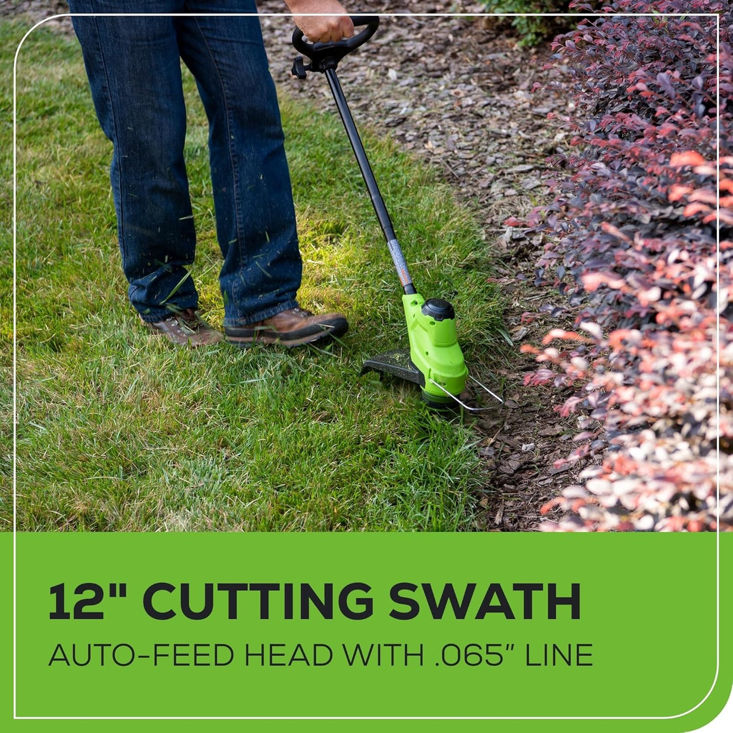 Greenworks 48V (24V x 2) 20" Brushless Cordless Lawn Mower + 12" String Trimmer + 320 CFM Leaf Blower Combo Kit with (2) 4.0Ah Batteries & Dual Port Fast Charger