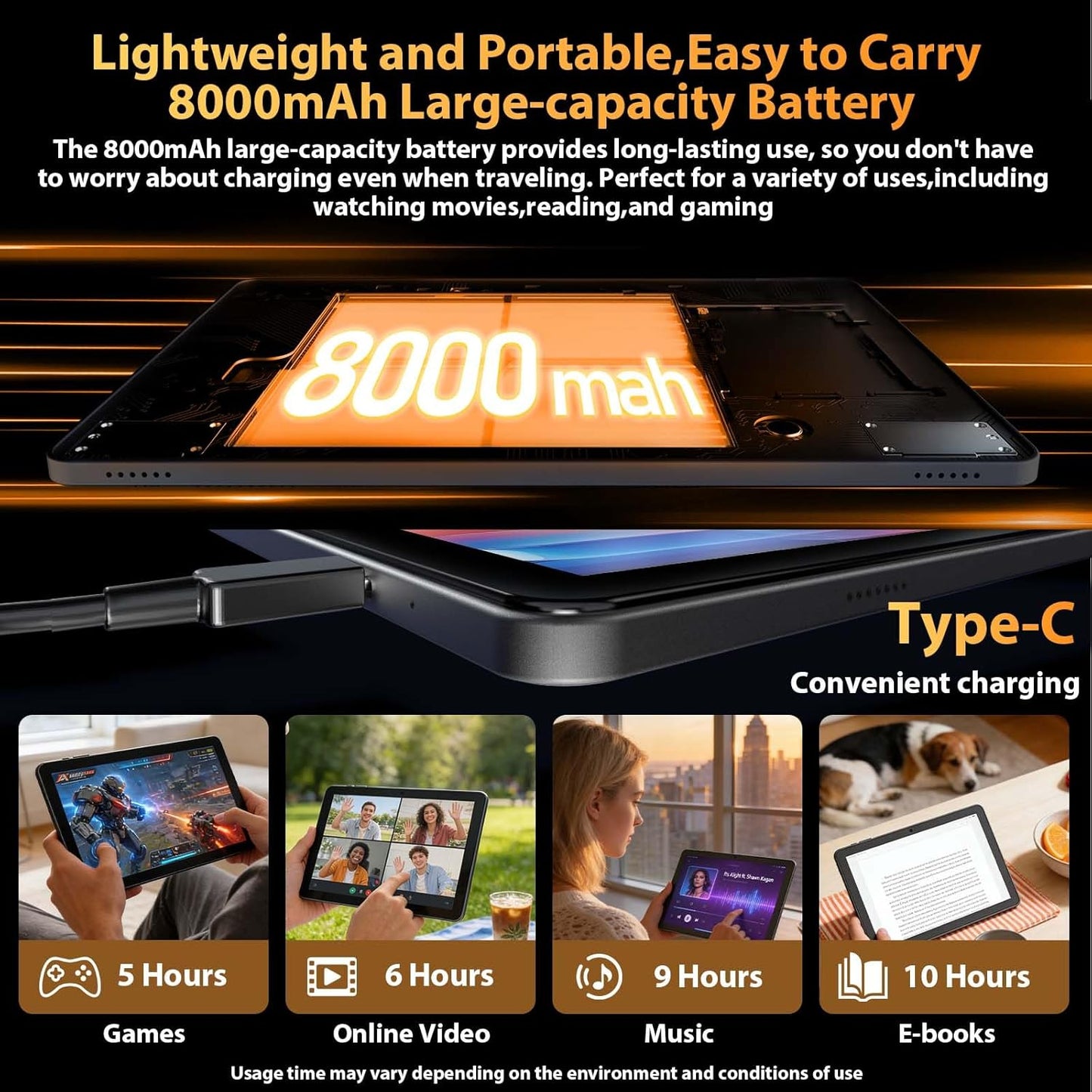 2026 Android Tablet with Keyboard, Upgraded Android 16 tablet with 26GB+256GB+2TB Expand, 10 inch Tablet PC with 8-Core, Gemini AI, WiFi, 8000mAh, GMS,GPS, 2-in-1 Tablet with Case,Mouse,Stylus(Silver)