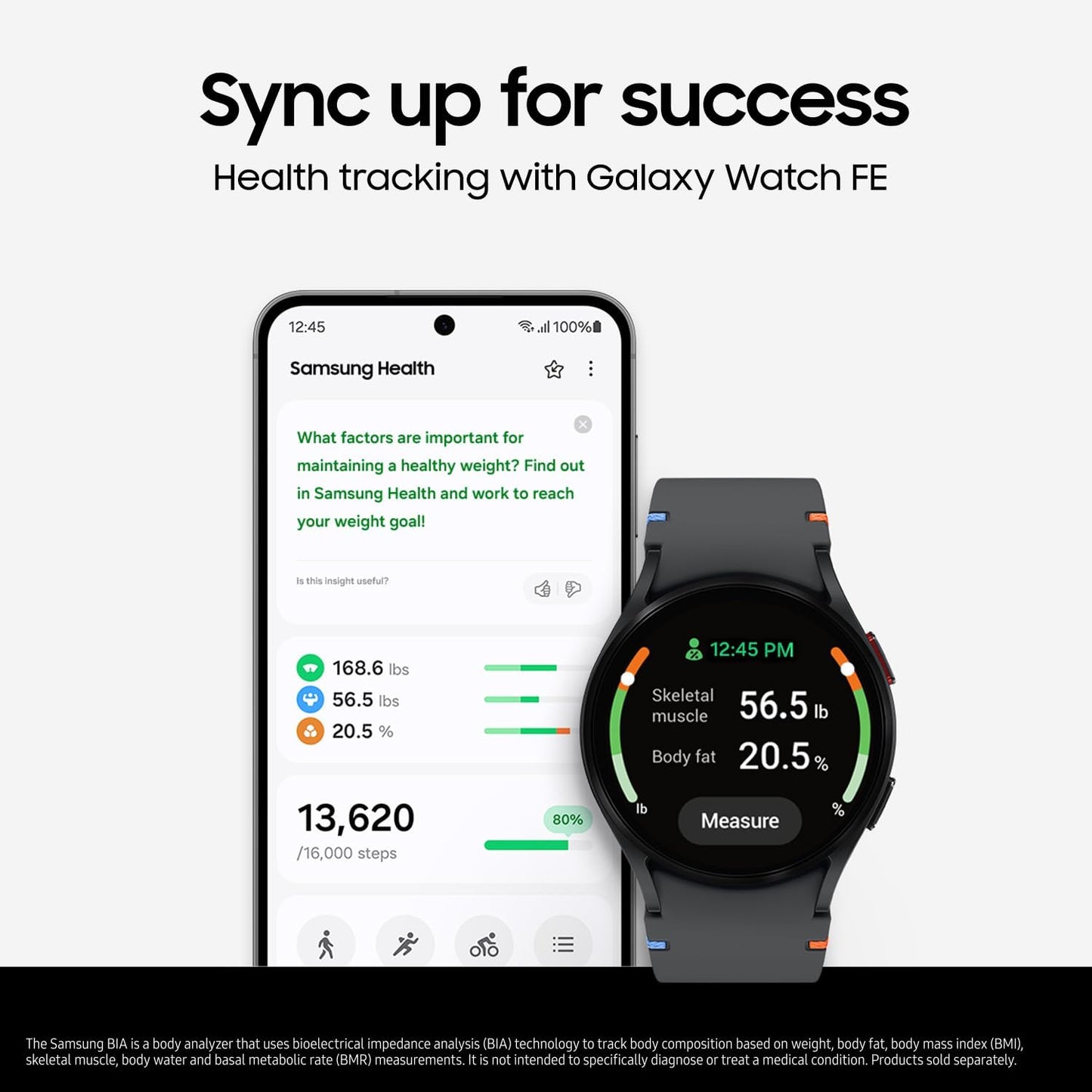 Samsung Galaxy Watch FE 40mm Bluetooth AI Smartwatch w/Fitness Tracking, BIA Sensor, Personalized HR Zones, Heart Rate Tracker, Sleep Monitor, 2024, Black US Version, 1Yr Manufacturer Warranty