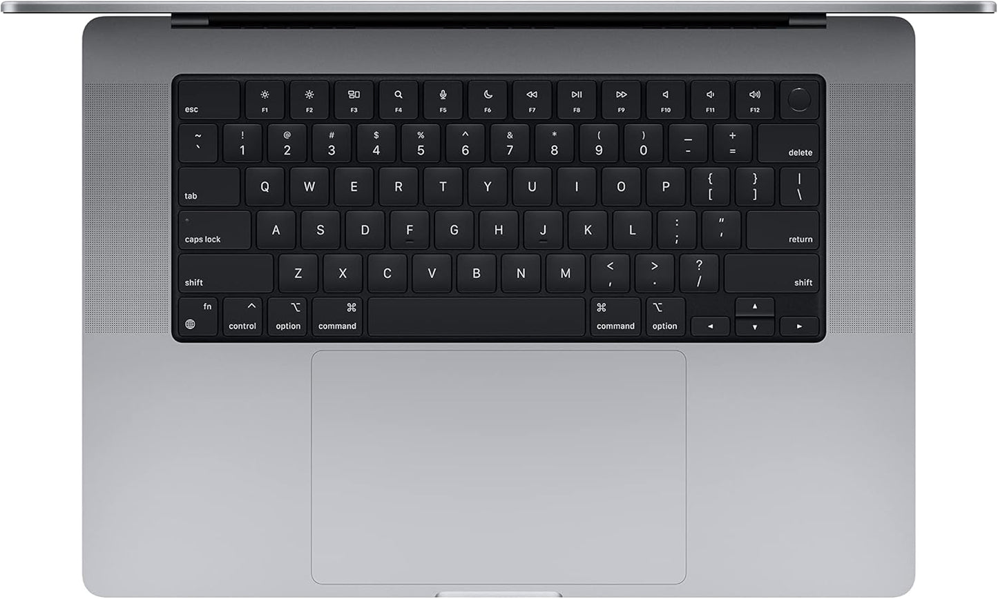 Apple Late 2021 MacBook Pro with Apple M1 Pro chip 10-core CPU, 16-inch, 16GB RAM, 512GB SSD Storage, Space Gray (Renewed Premium)