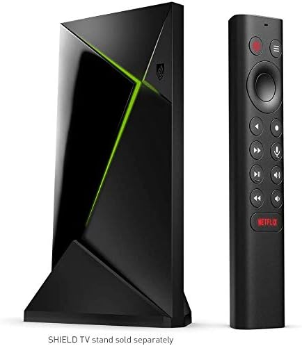 NVIDIA Shield Android TV Pro | 4K HDR Streaming Media Player High Performance, Dolby Vision, 3GB RAM, 2X USB, Works with Alexa, Model:945-12897-2500-101
