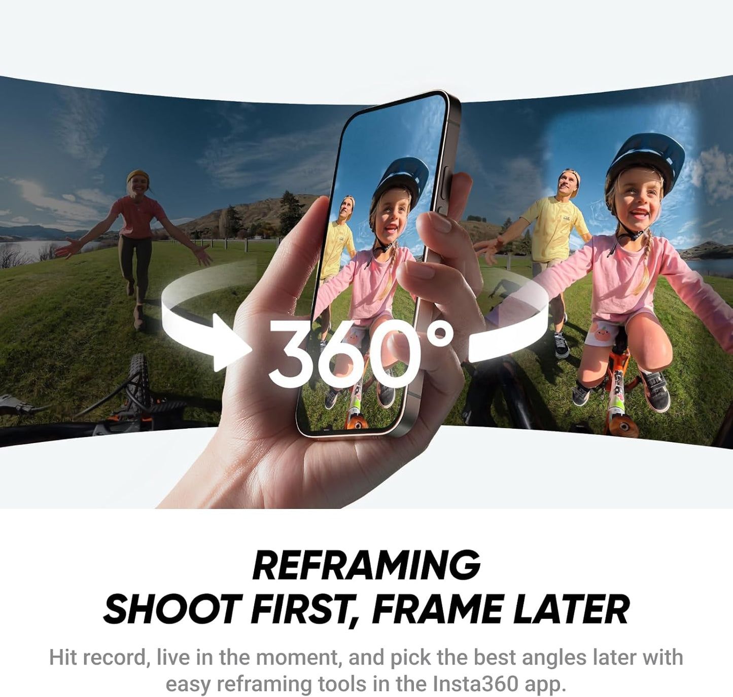 Insta360 X4 Air Motorcycle Ultimate Multiview Bundle - Lightweight 165g 8K 360 Camera, Invisible Selfie Stick, Replaceable Lenses, Shoot First & Frame Later, Built-in Wind Guard, Stabilization