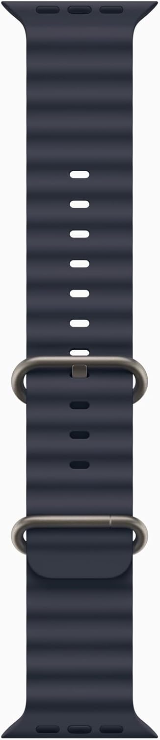 Apple Watch Ultra 2 GPS + Cellular, 49mm - Titanium Case with Blue Ocean Band, One Size (Renewed)