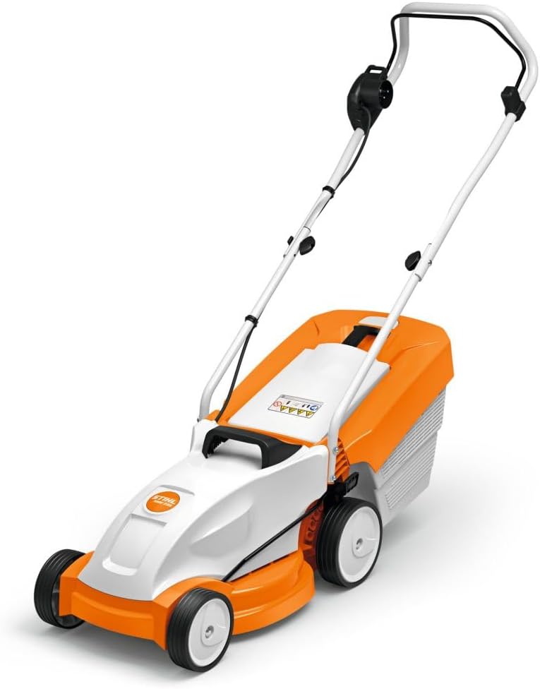 Stihl RME 235 1.2 kW, 13 kg Lightweight Electric Lawn Mower with 33 cm Cutting Width With 30 Litre Grass Collection, with Level Indicator