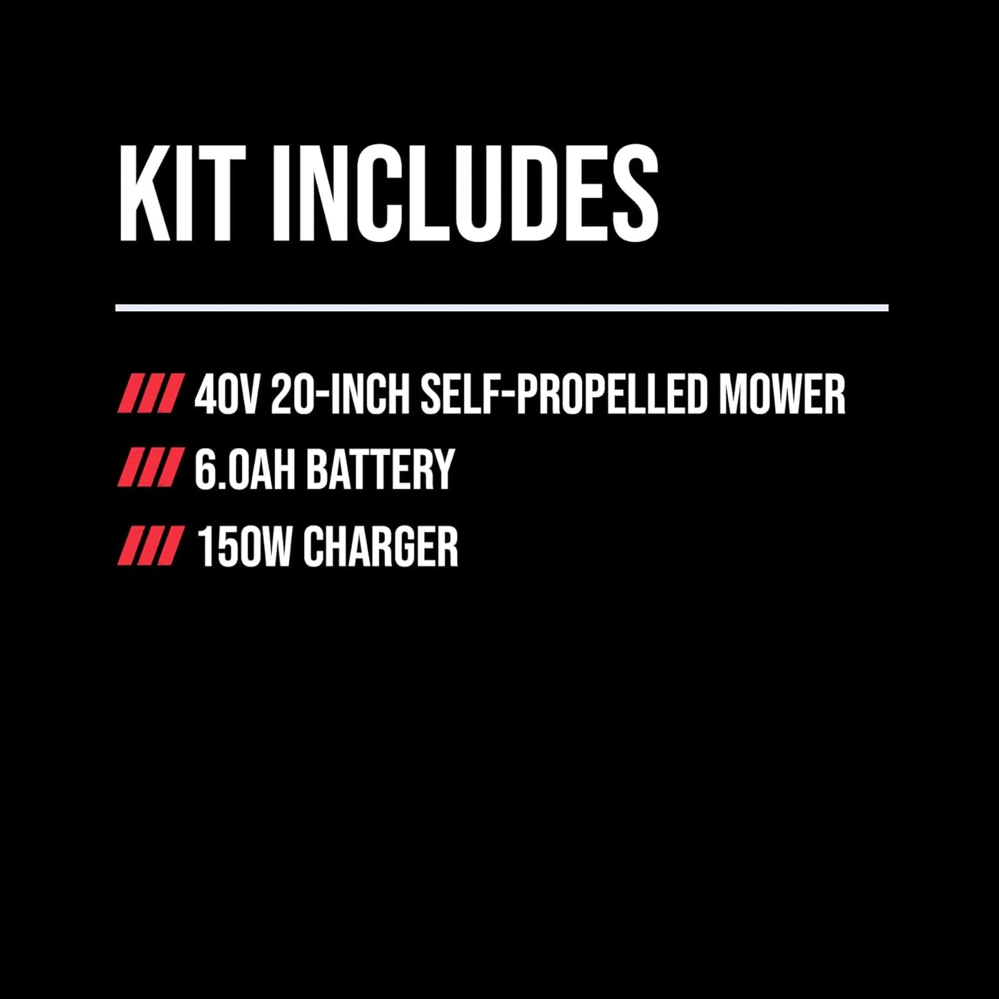 SKIL PWR CORE 40 Brushless 40V 20-Inch Self-Propelled Mower Kit, Includes 6.0Ah Battery and Auto PWR JUMP Charger - SM4910C-11