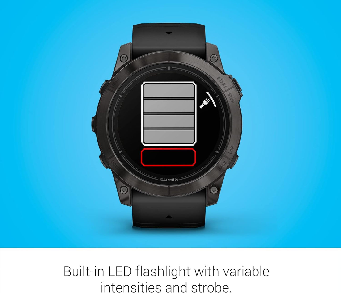 Garmin epix Pro (Gen 2) Sapphire Edition, 51mm, High Performance Smartwatch, Advanced Training Technology, Built-in Flashlight, Black (Renewed)