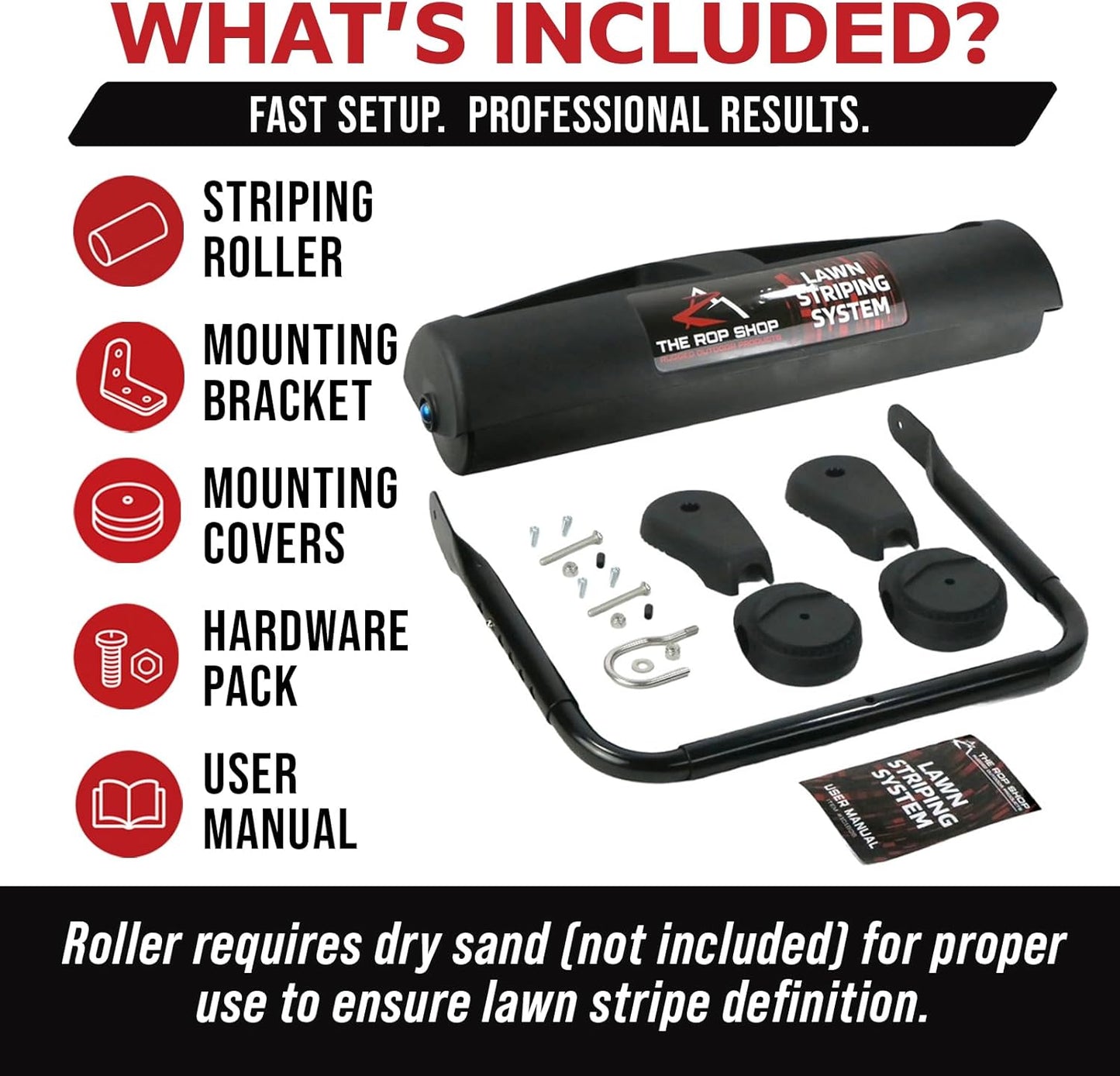 The ROP Shop Lawn Striping Kit for Toro 20601 - Fits 21" and 22" Toro Walk-Behind Mowers