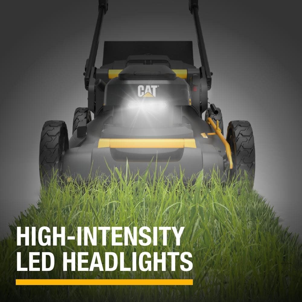 Cat DG670 60V 21" Cordless 3-In-1 Cutting Modes, Brushless Push Lawn Mower with TorqLogic - Battery & Charger Included