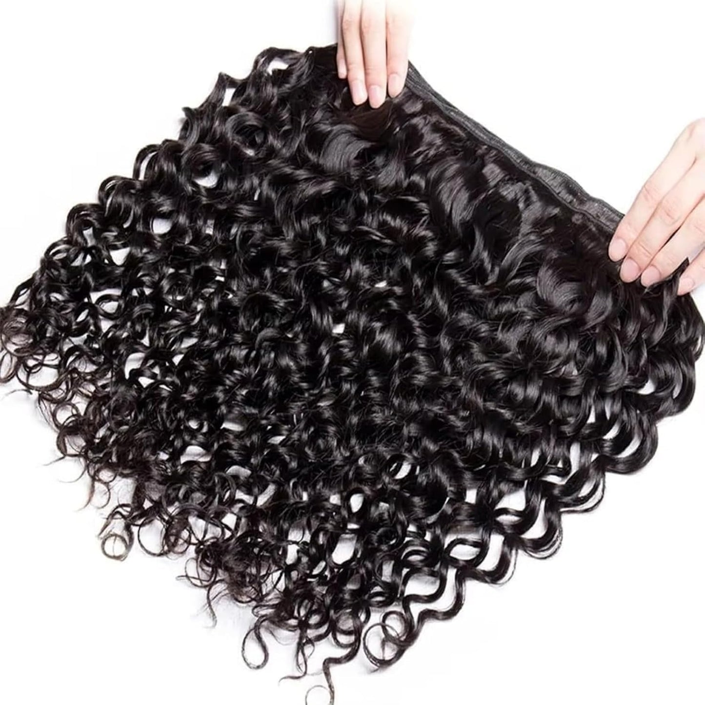 Water Wave Human Hair Bundles 20 22 24 Inch 12A Curly Bundles Human Hair 100% Unprocessed Brazilian Virgin 3 Bundles Wet and Wavy Weave Extensions