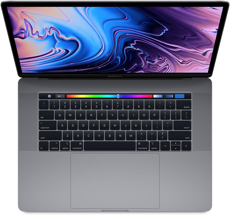 Apple 2018 MacBook Pro with 2.2GHz Intel Core i7, 15-inch, 16GB RAM, 256GB SSD Storage, Silver (Renewed)