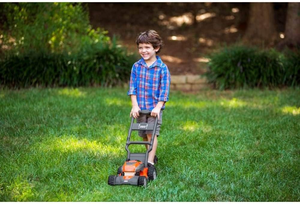 Husqvarna Kids Battery Operated Toy Leaf Blower + Weed Eater + Lawn Mower w/ Sound