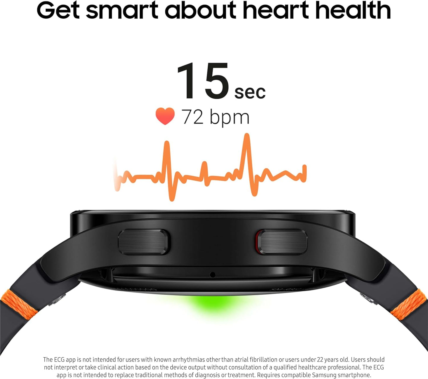 Samsung Galaxy Watch FE 40mm Bluetooth AI Smartwatch w/Fitness Tracking, BIA Sensor, Personalized HR Zones, Heart Rate Tracker, Sleep Monitor, 2024, Black US Version, 1Yr Manufacturer Warranty