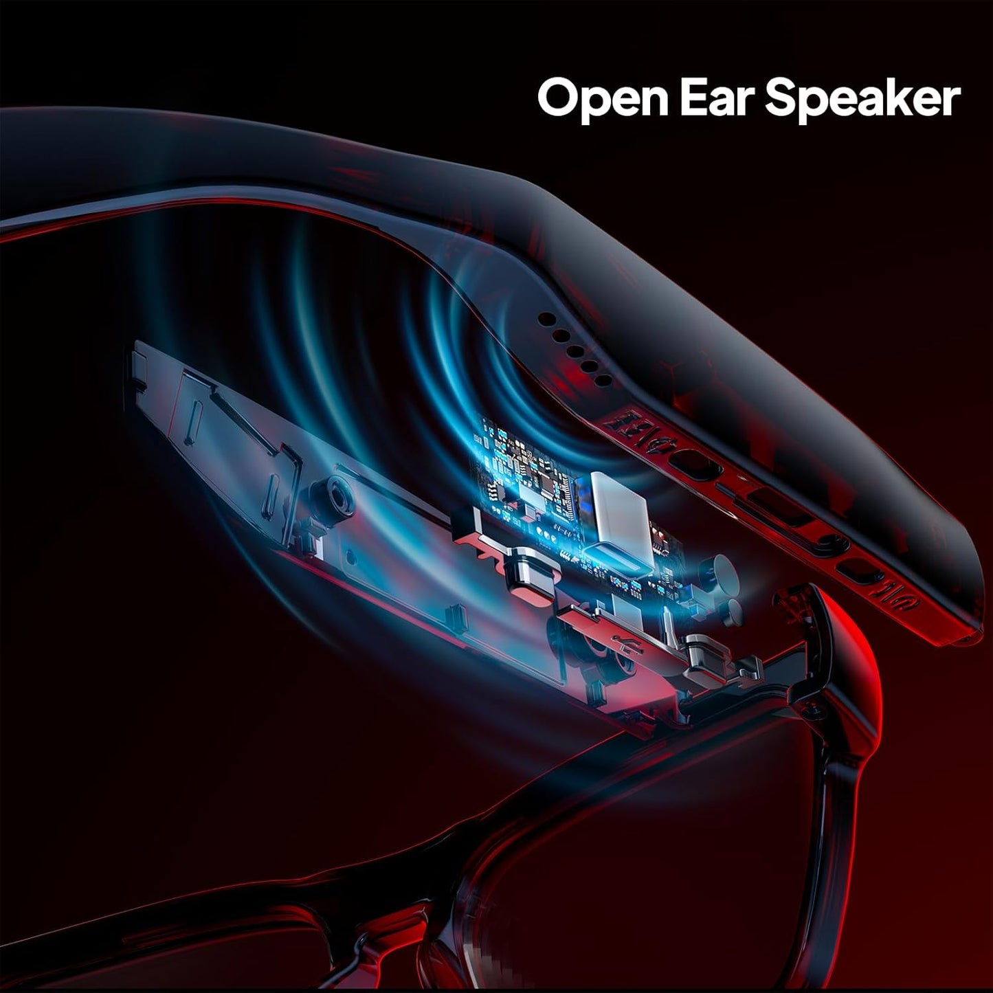 OhO sunshsine AI Glasses, Bluetooth Audio Sunglasses with 10H Playtime, ChatGPT Translation Water Resistant Open Ear Glasses
