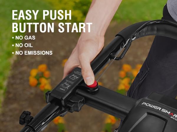 Powersmart 80V 21" Brushless Cordless Lawn Mower (Push) Battery Lawn Mower with 6.0Ah Battery and Charger 2026 Version