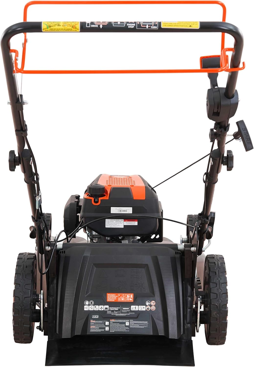 24 in. 201 cc Select PACE 6 Speed CVT High Wheel RWD 3-in-1 Gas Walk Behind Self-Propelled Lawn Mower W/Recoil Start