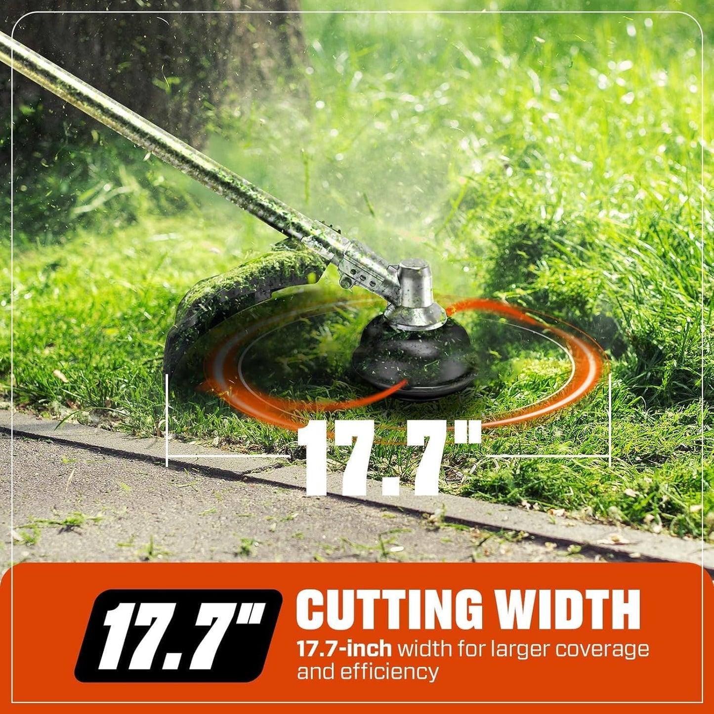 SENIX 22" Self-Propelled Gas Lawn Mower (170cc) +17-Inch 26.5 cc Gas Weed Wacker + 26.5cc Gas Leaf Blower Yard Tool Kit