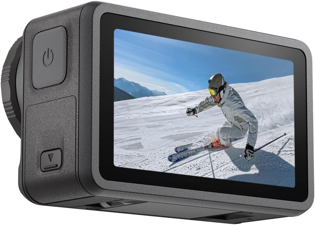 Pro Action Camera - 1/1.3" Sensor, 65ft Waterproof, 216-Min Battery, 4K/120fps Night Video, Smart Tracking, 32x Slow Motion for Outdoor Sports Vlogging Camera